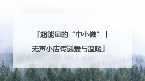 超能量的“中小微”丨无声小店传递爱与温暖