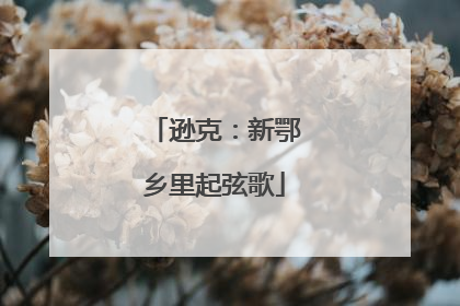 逊克：新鄂乡里起弦歌