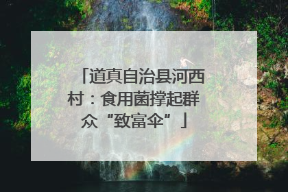 道真自治县河西村：食用菌撑起群众“致富伞”
