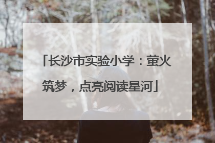 长沙市实验小学：萤火筑梦，点亮阅读星河
