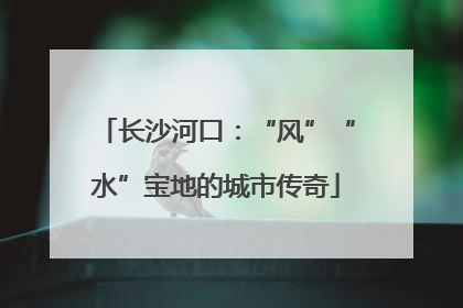 长沙河口：“风”“水”宝地的城市传奇