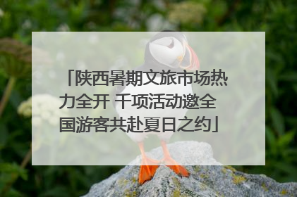 陕西暑期文旅市场热力全开 千项活动邀全国游客共赴夏日之约