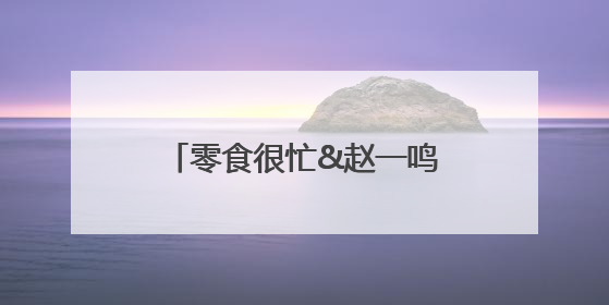 零食很忙&赵一鸣零食用“效率壁垒”重写零售行业规则