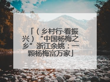 （乡村行·看振兴）“中国杨梅之乡”浙江余姚：一颗杨梅富万家