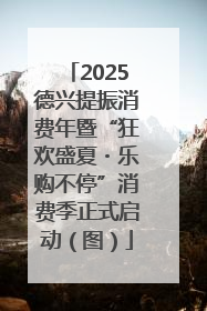 2025德兴提振消费年暨“狂欢盛夏・乐购不停”消费季正式启动（图）