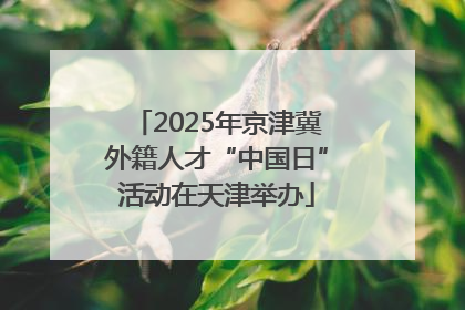 2025年京津冀外籍人才“中国日”活动在天津举办