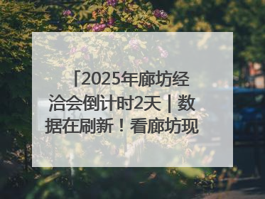 2025年廊坊经洽会倒计时2天｜数据在刷新！看廊坊现代商贸物流产业实现跨越式发展